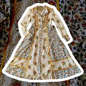 1970’s Vintage Gunne Sax Prairie Dress